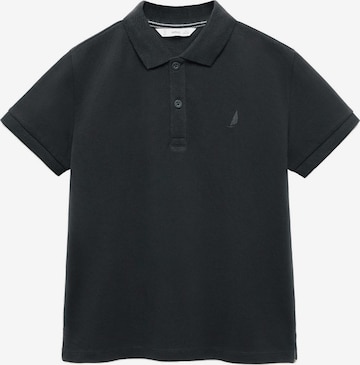 Tricou 'JAVIER' de la MANGO KIDS pe negru: față