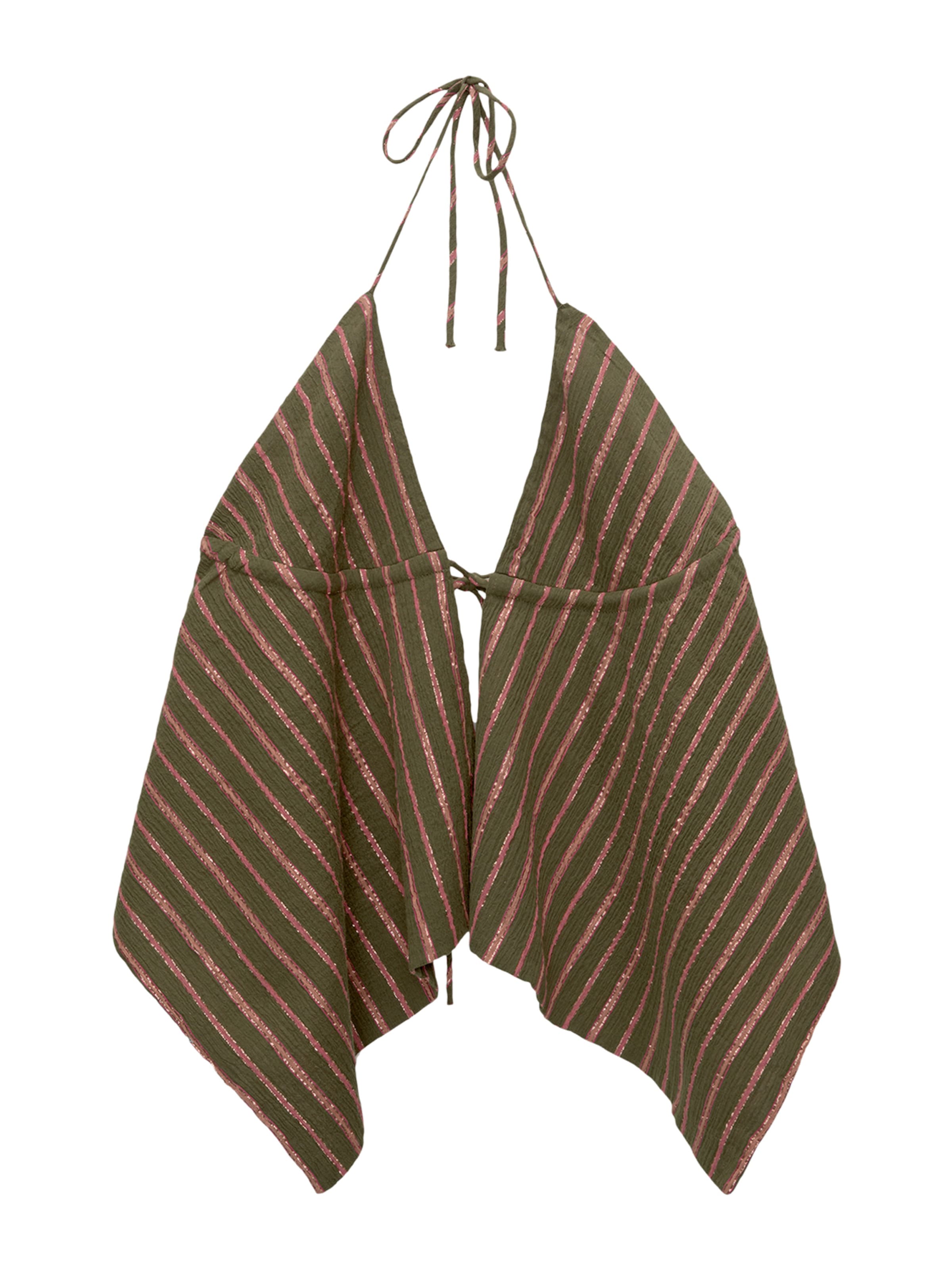 Pull&Bear Toppi värissä vihreä: etupuoli