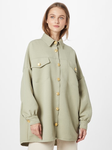 River Island Between-Season Jacket in Green: front