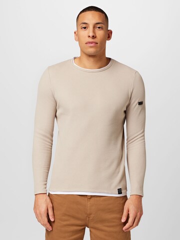 Key Largo Pullover 'STEFANO' i beige: forside