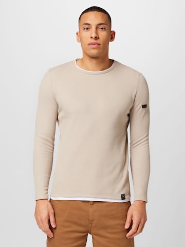 Key Largo Sweater 'STEFANO' in Beige: front