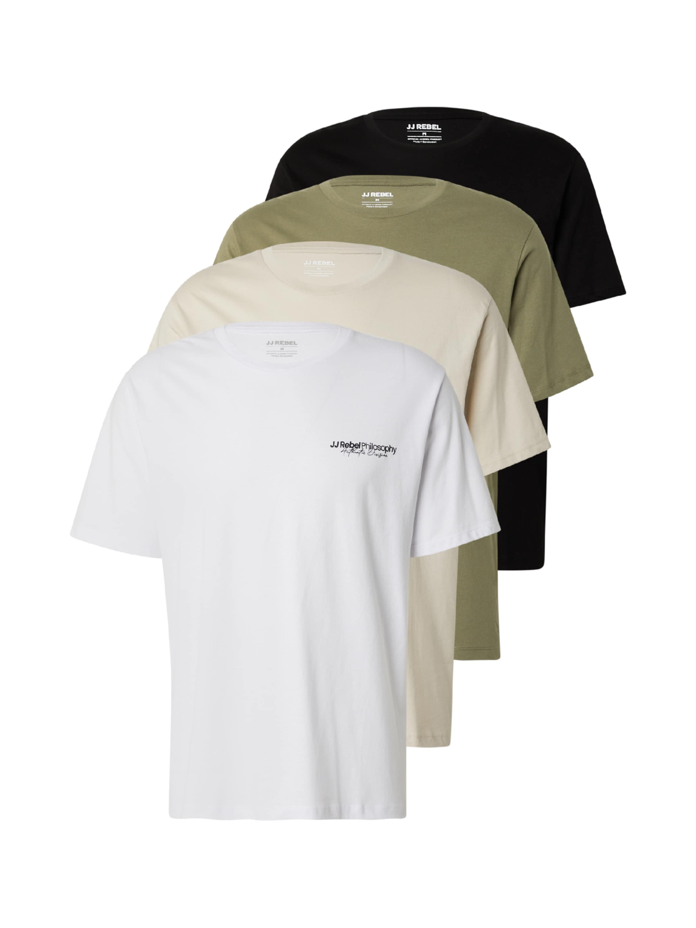 JJ Rebel Shirt 'JREBZACK' in Beige: front