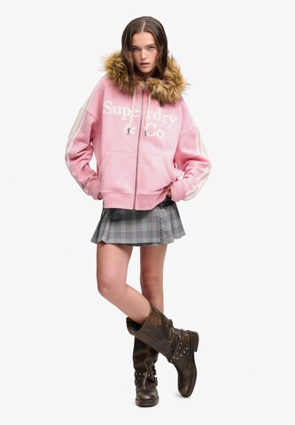 Superdry & Co Sweatvest in Roze
