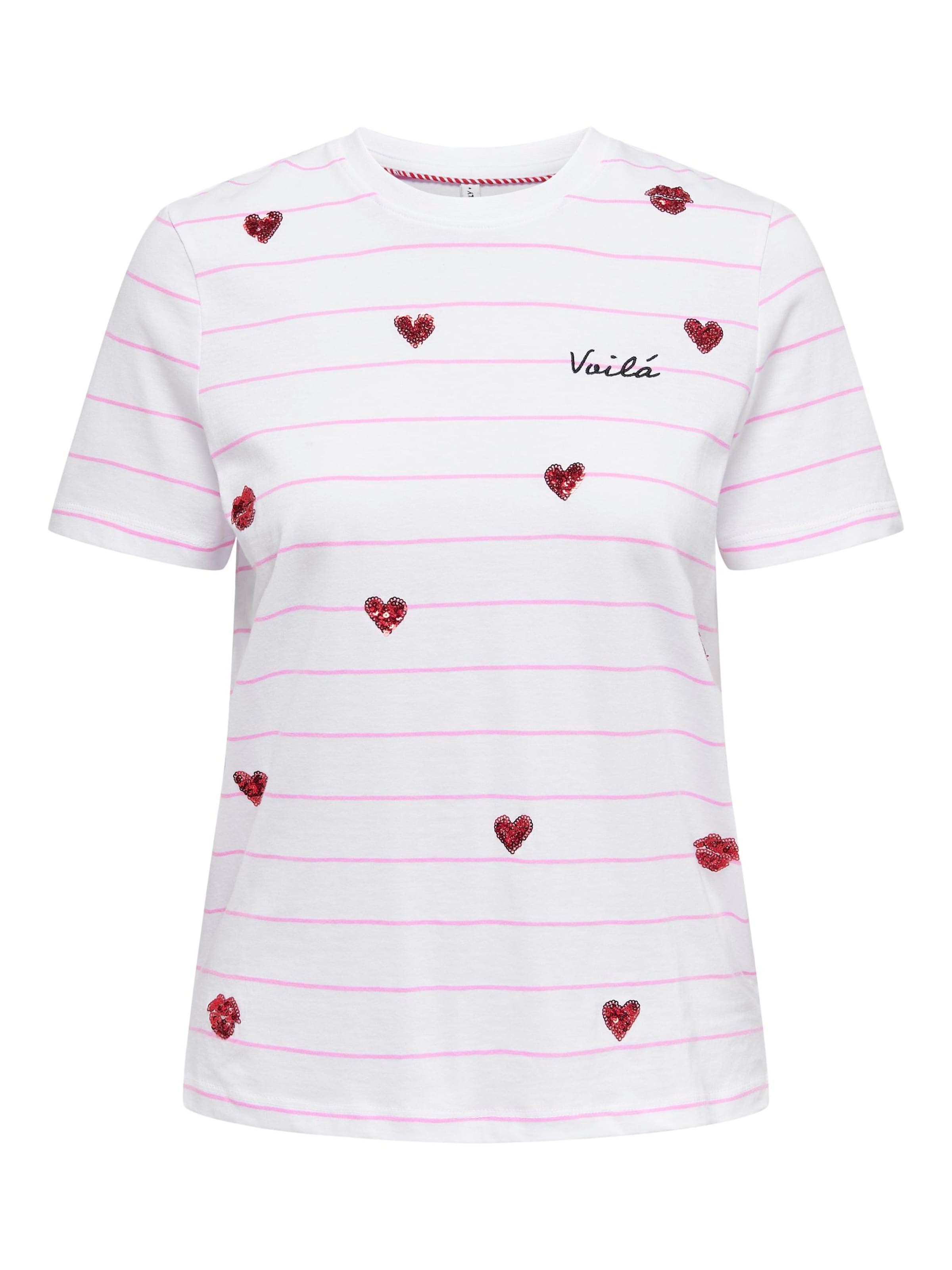 ONLY Shirt 'Kita' in Wit: voorkant