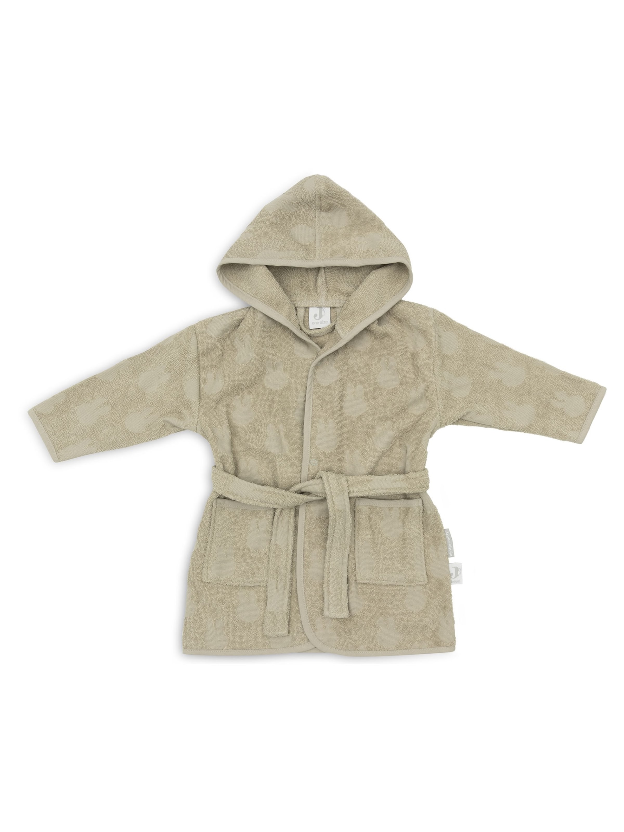 Jollein Bademantel 'Miffy' in Beige: Vorderseite