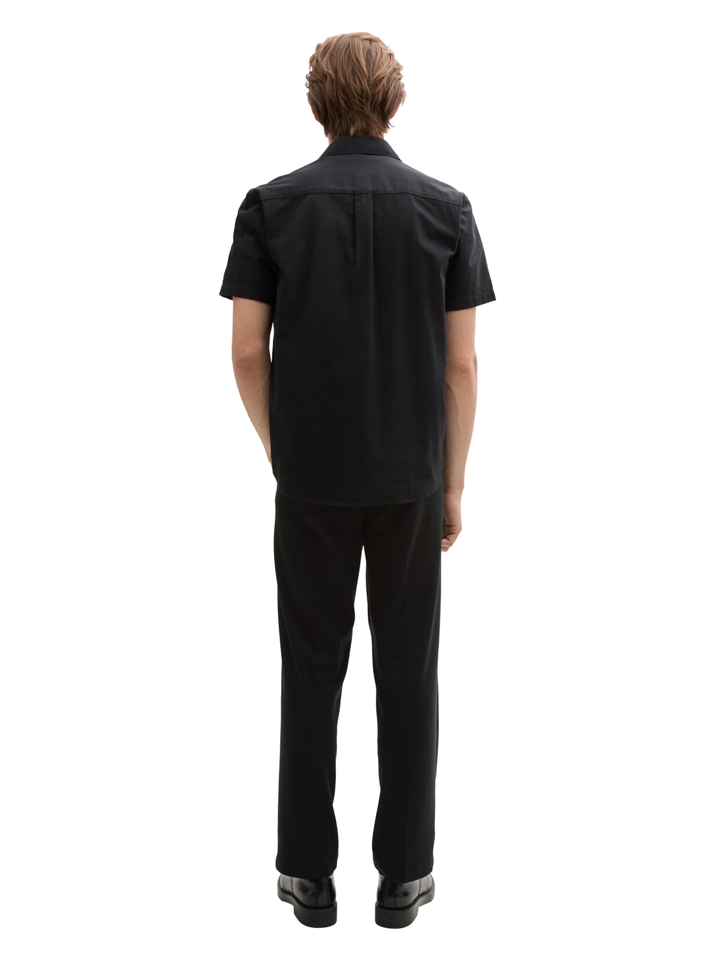 TOM TAILOR DENIM Loosefit Hose in Schwarz