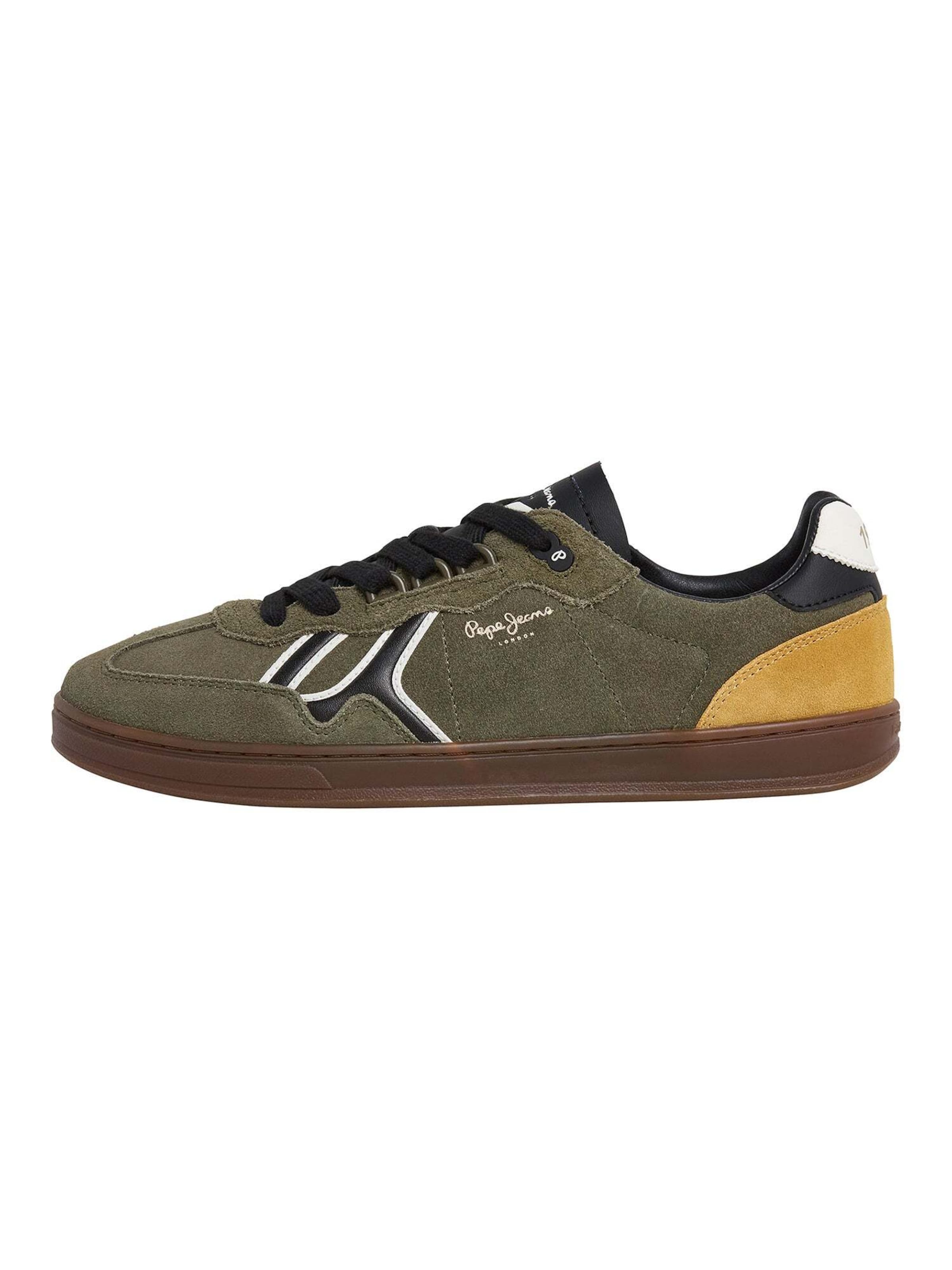 Pepe Jeans Platform trainers 'Ball Mix M' in Green: front