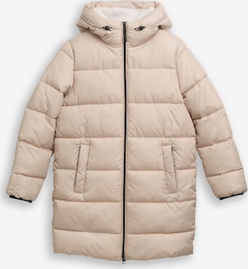 Manteau d’hiver TOM TAILOR DENIM en beige : devant