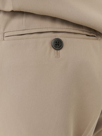 JACK & JONES Slimfit Bukser med fals 'Franco' i beige