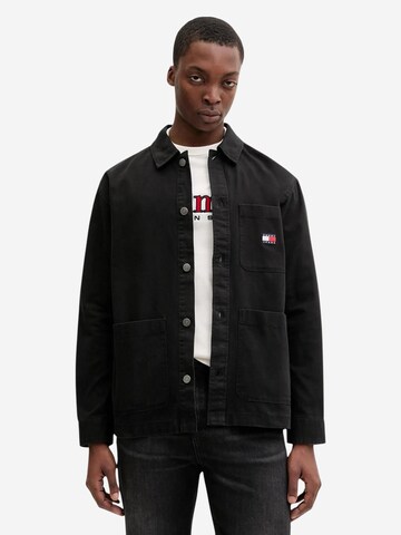 Camicia 'DM0DM20236' di Tommy Jeans in nero: frontale