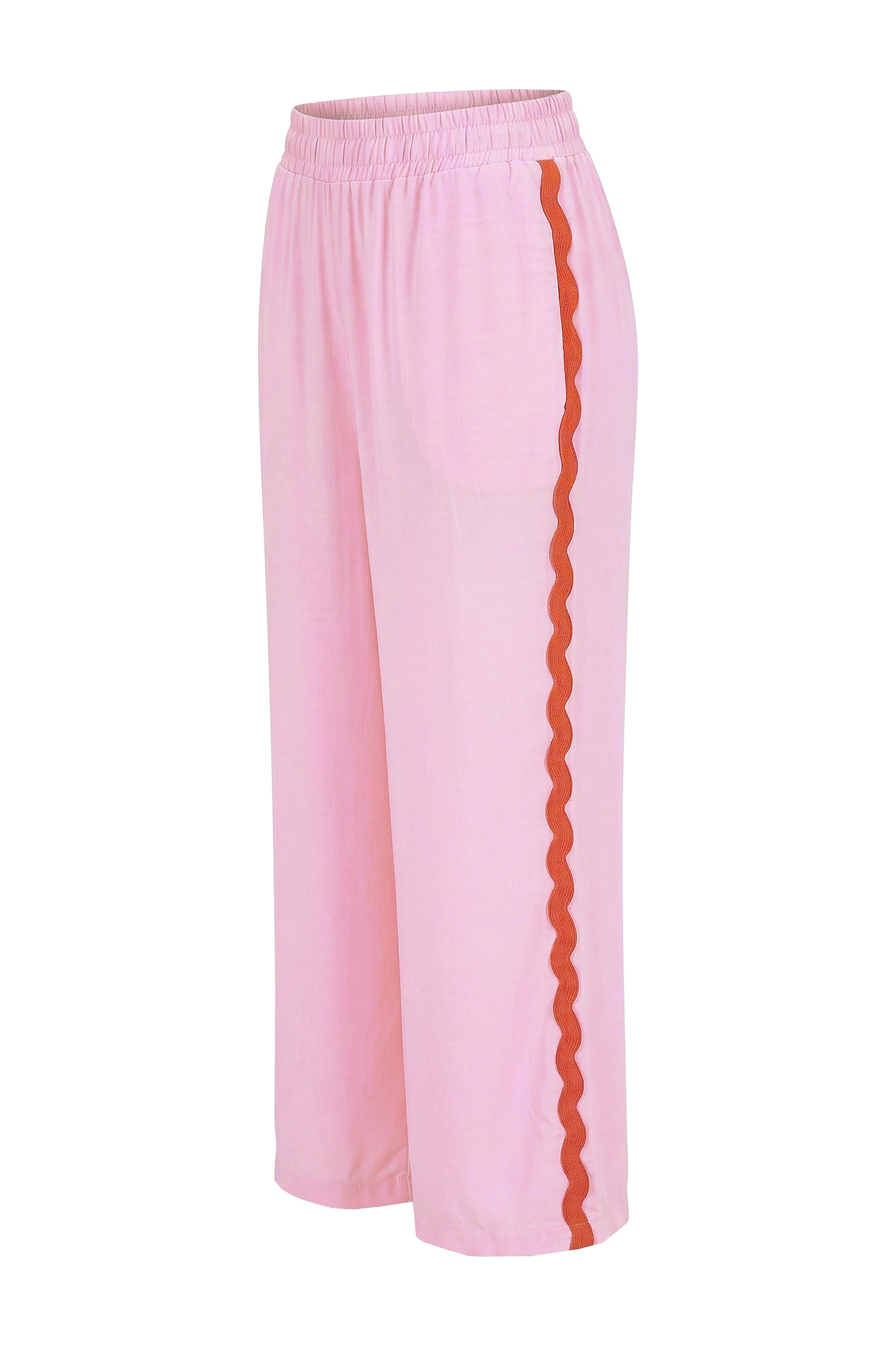 MIAMODA Wide Leg Hose in Pink