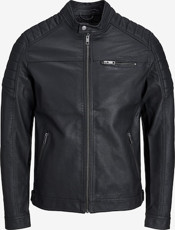 Veste mi-saison 'JCORocky' JACK & JONES en noir : devant