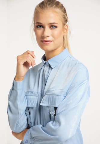 usha BLUE LABEL Blus i blå