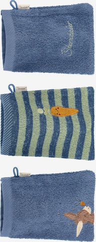 STERNTALER Washcloth 'EMMILIUS' in Blue: front