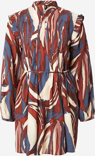 VERO MODA Haljina 'VMVERA VIOLET' u ecru/prljavo bijela / mornarsko plava / bordo / tamno crvena, Pregled proizvoda