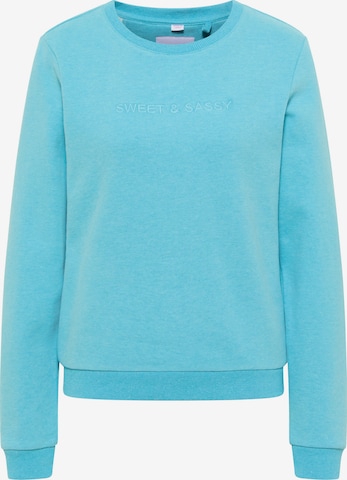 MYMO Sweatshirt in Blue: front