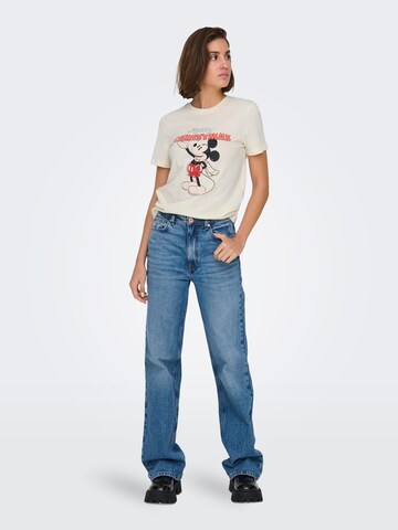 Maglietta 'ONLMICKEY' di ONLY in beige