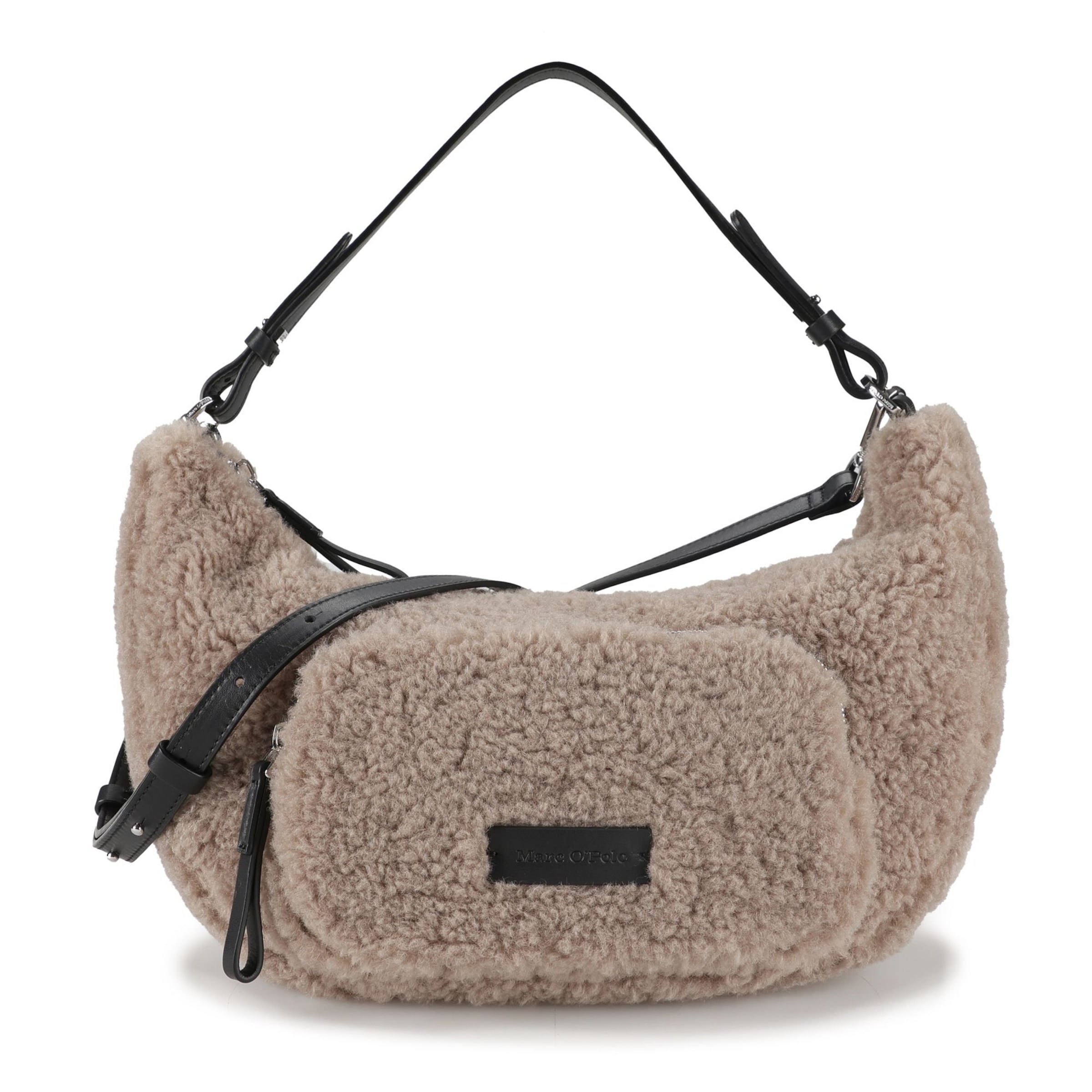 Sac bandoulière Marc O'Polo en beige : devant