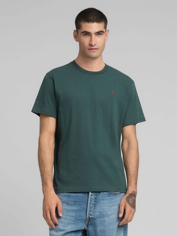 REPLAY - Camiseta en verde: frente
