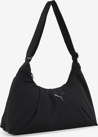 PUMA Schultertasche 'Essentials' in Schwarz: Vorderseite