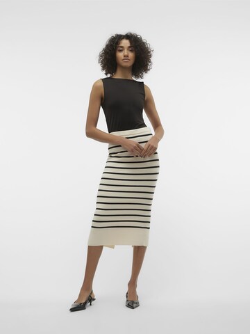 Jupe 'Saba' VERO MODA en blanc