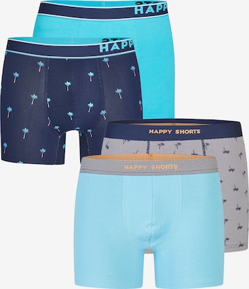 Happy Shorts - Boxers ' Floral Print Sets ' em azul: frente