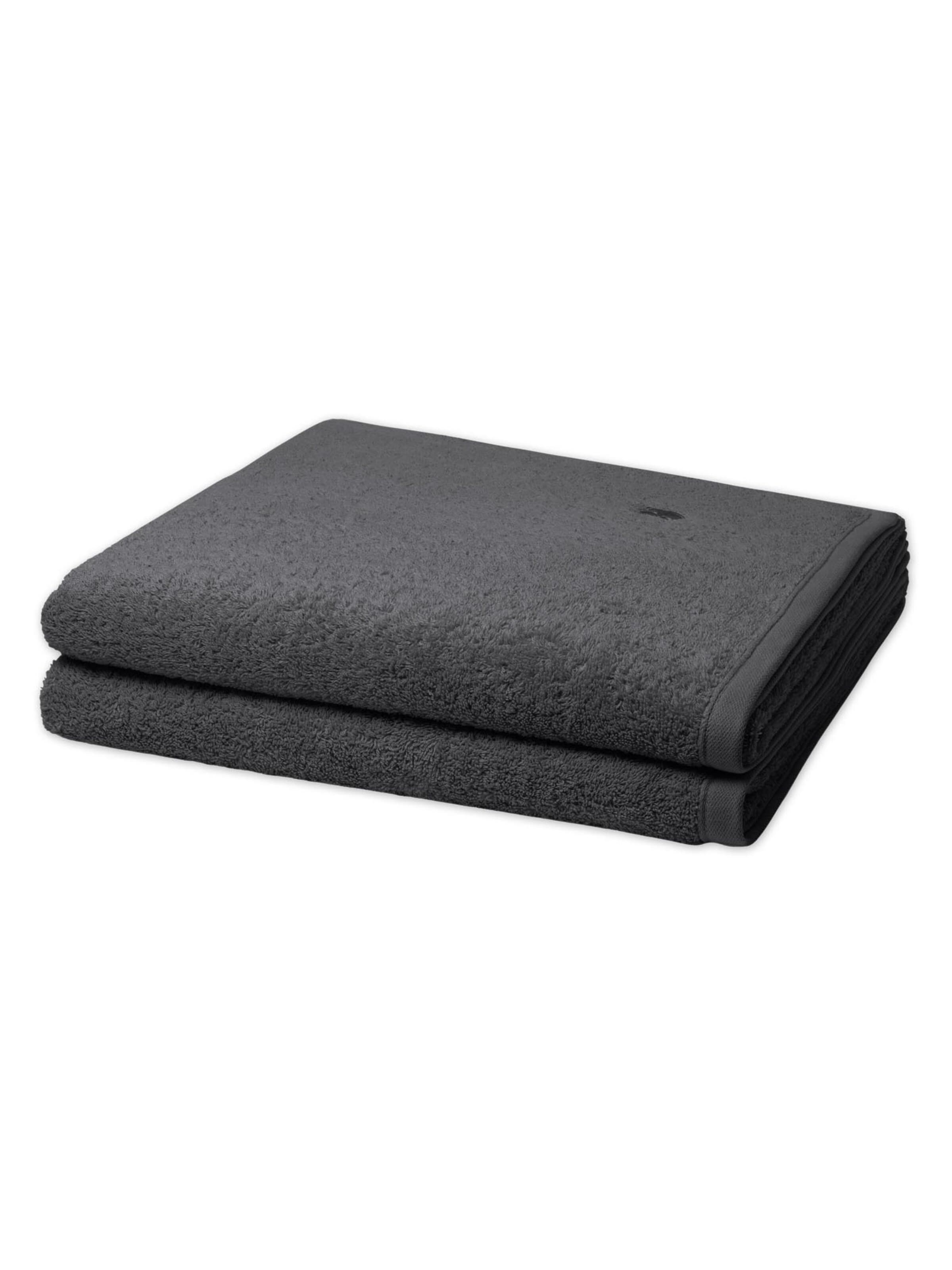 ROSS Handtuch 'Vita'‌‌ in Grau: Vorderseite