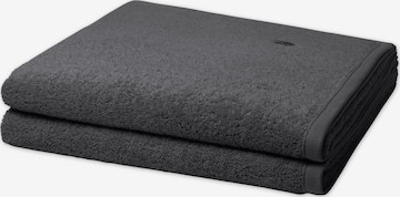 ROSS Handtuch 'Vita' in Grau: Vorderseite