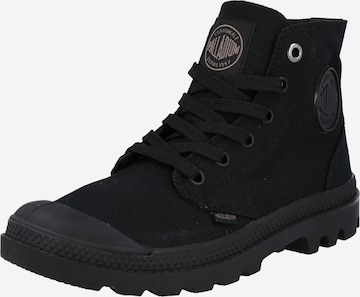 Palladium High-Top Sneakers 'Pampa' in Black: front