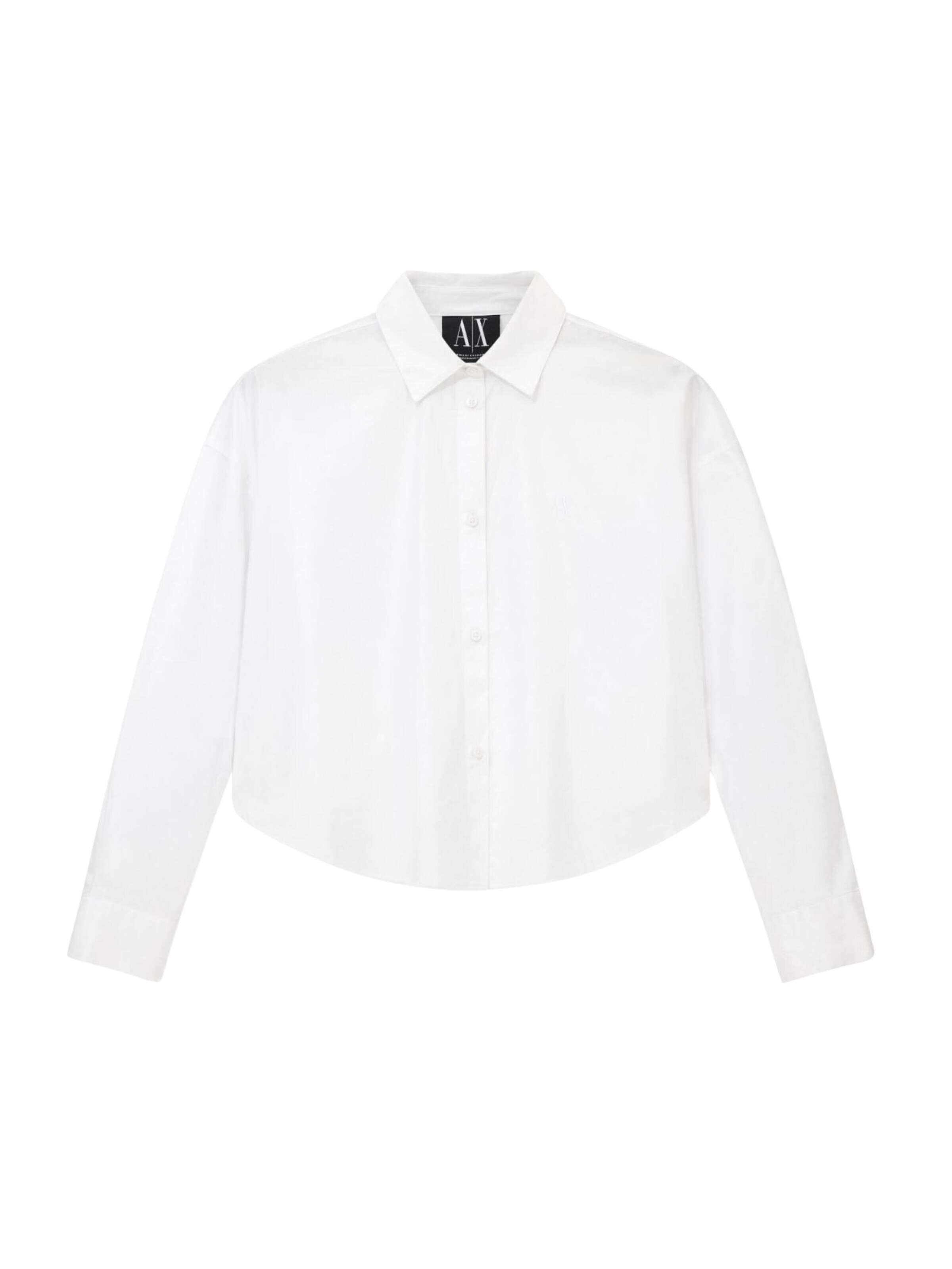 Chemisier 'XW001180' ARMANI EXCHANGE en blanc : devant