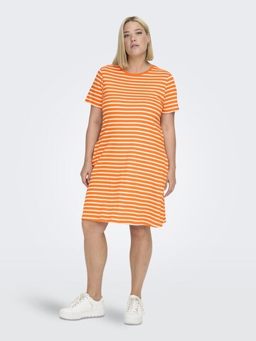 ONLY Carmakoma Kleid in Orange