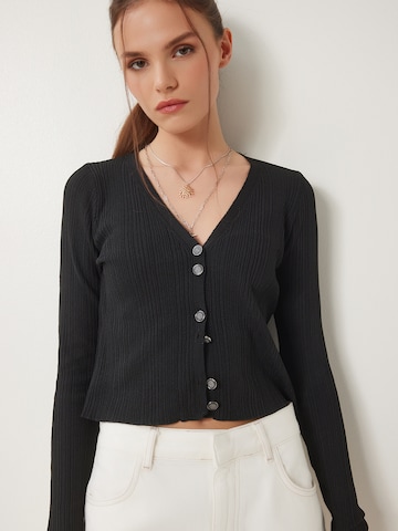 Happiness İstanbul Kardigán - Čierna