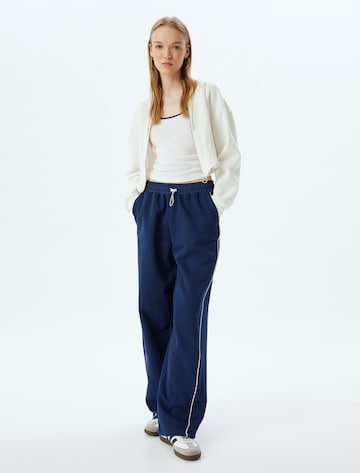 Koton Wide Leg Hose in Blau