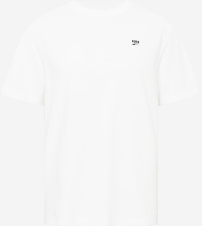 PUMA Shirt 'Downtown' in de kleur Zwart / Wit, Productweergave