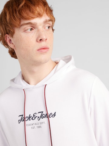 JACK & JONES Sweatshirt 'Henry' i hvid