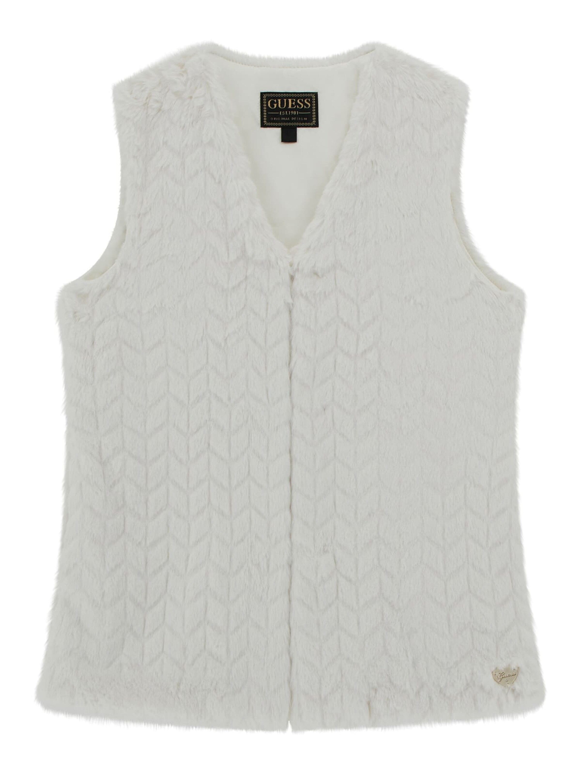 GUESS Weste in Weiß: Vorderseite