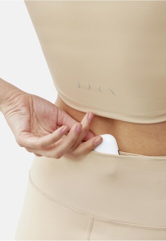 Born Slim fit Trousers with creases 'Sayani' in Beige