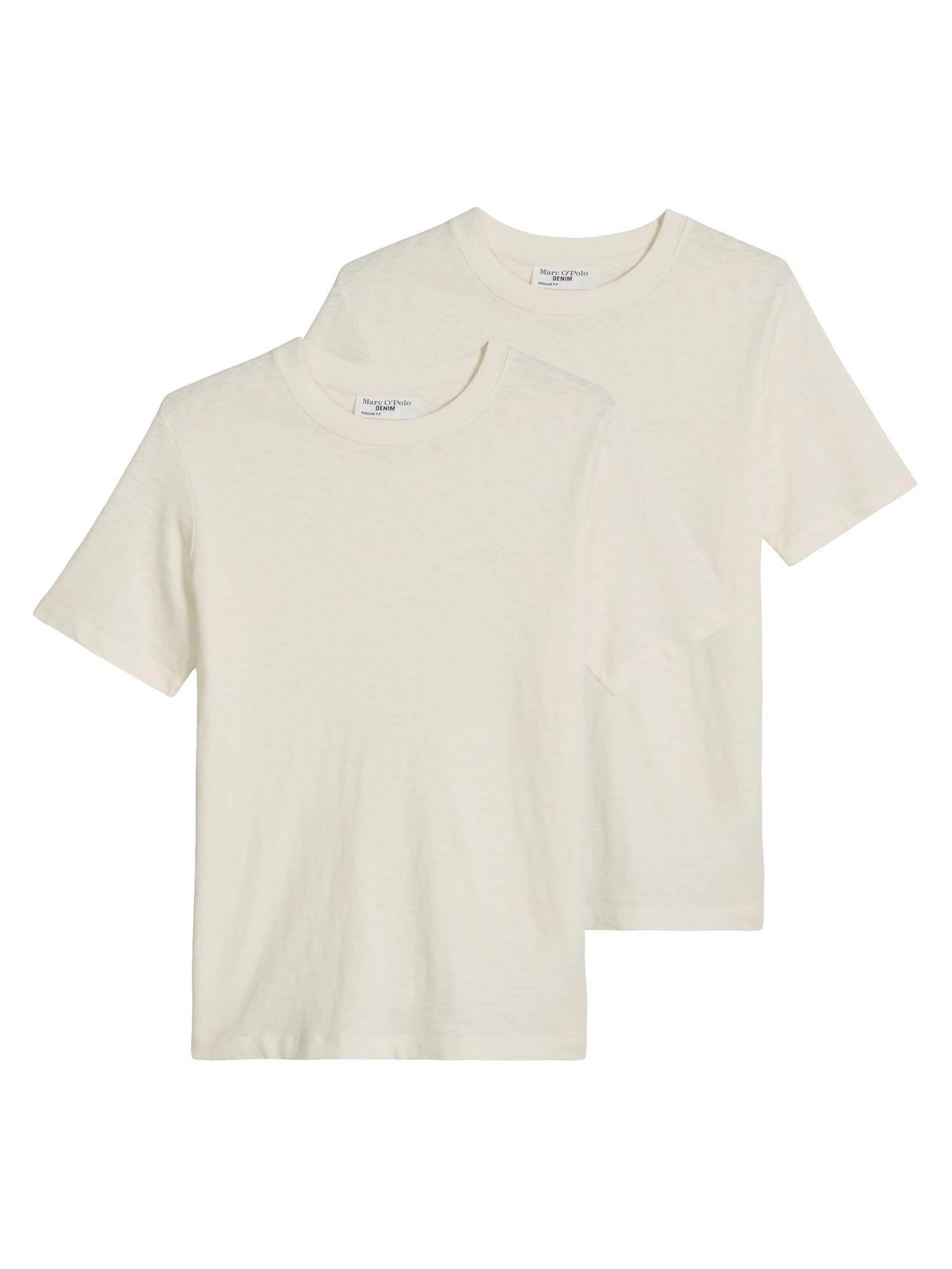 Marc O'Polo DENIM Shirt 'Basic' in White: front