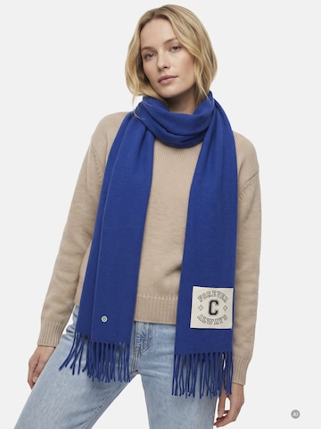 CODELLO Schal „FOREVER ALWAYS“ in Blau: Vorderseite