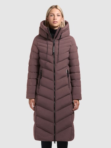 khujoZimski kaput 'Stoane2' - ljubičasta boja: prednji dio