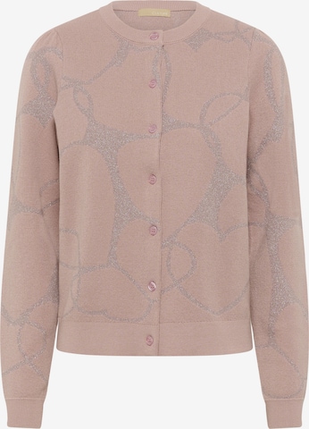 CULTURE Cardigan 'CUhearty' i pink: forside