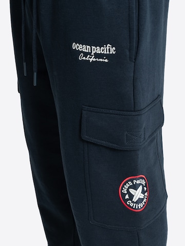 Ocean Pacific - Tapered Pantalón cargo 'Pavones' en azul