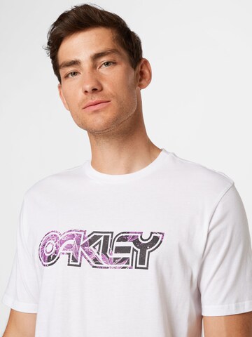 OAKLEY Λειτουργικό μπλουζάκι 'Gradient' σε λευκό