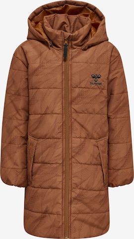 Hummel Athletic Jacket in Brown: front