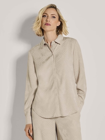 MADELEINE Bluse in Beige: Vorderseite