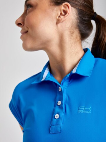 SPORTKIND Funktionsshirt 'Polo Shirt Loose-Fit'‌‌‌‌‌‌‌‌ in Blau