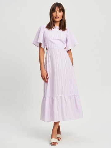 Robe 'NIKKO' Calli en violet : devant