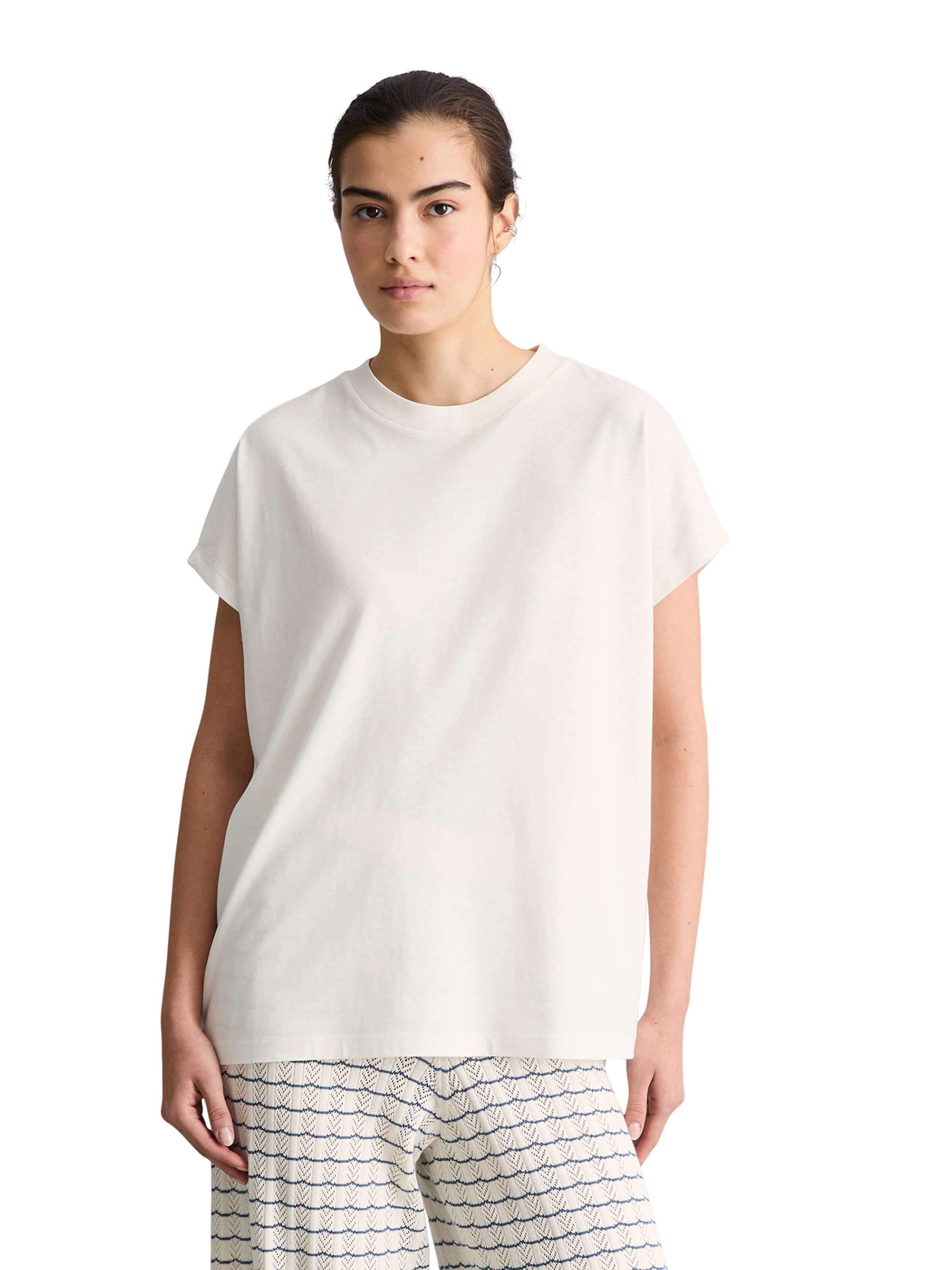 Marc O'Polo DENIM Shirt in Wit: voorkant