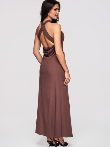 Ombre Evening dress in Brown
