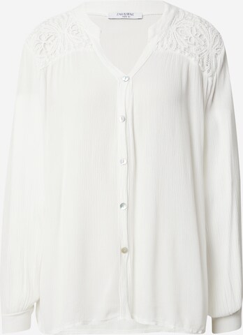 ZABAIONE - Blusa 'Si44sa' en blanco: frente